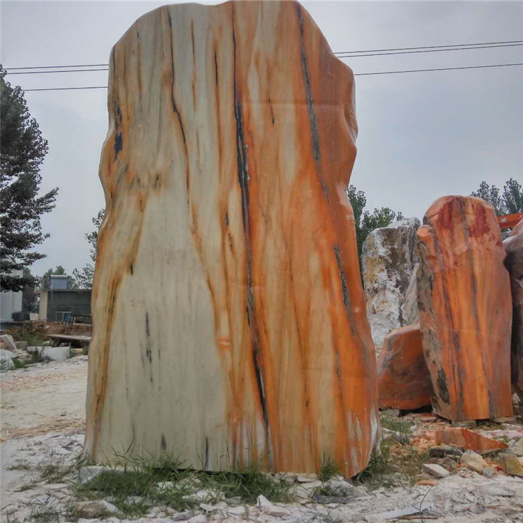 文明单位大门门牌石 招牌风景石制作图片