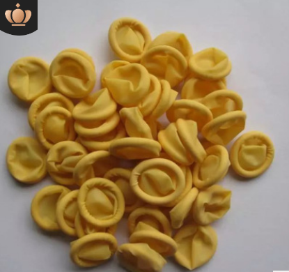 米黃手指套 一次性防靜電乳膠手指套無粉塵防滑耐磨工業(yè)橡膠米黃手指套美甲