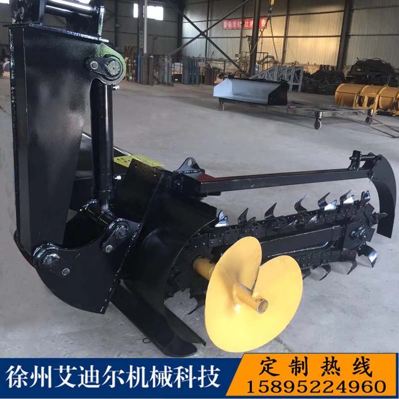液壓開槽機(jī)定做鏈條式挖掘機(jī)開溝機(jī)圖片