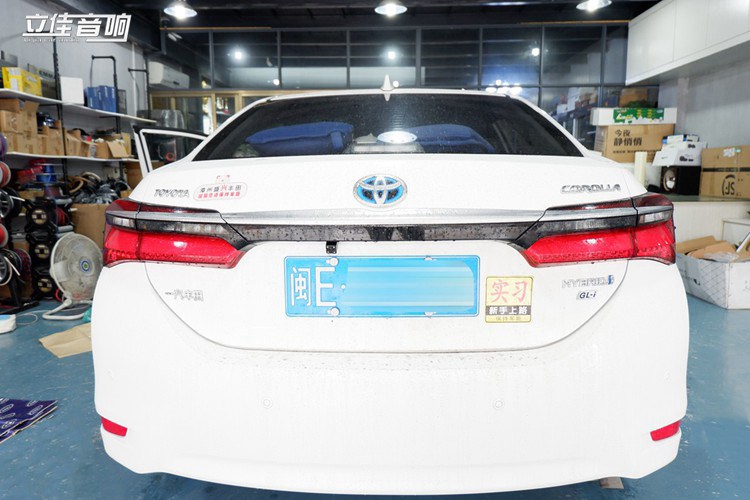 豐田卡羅拉改裝升級大能隔音全車隔音漳州立佳汽車音響