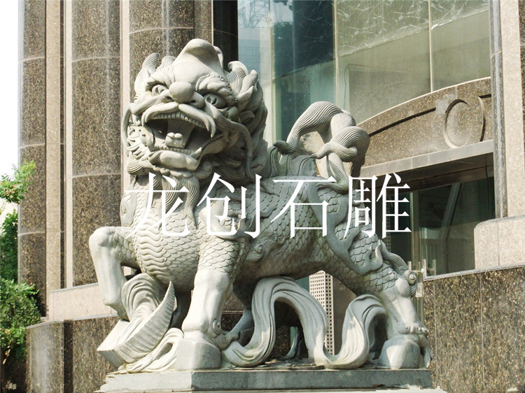 石雕麒麟圖片/石雕麒麟樣板圖 (2)