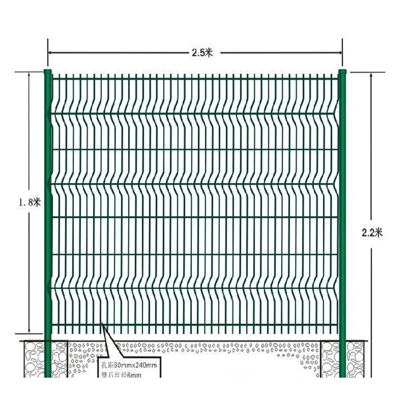 圍墻鐵絲網(wǎng)圖片/圍墻鐵絲網(wǎng)樣板圖 (4)