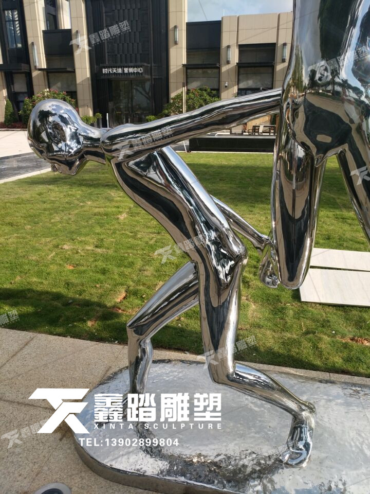 運動元素鏡面不銹鋼雕塑圖片/運動元素鏡面不銹鋼雕塑樣板圖 (4)