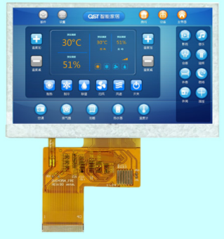 4.3寸TFT液晶屏800*480分辨率全视角带电容触摸屏