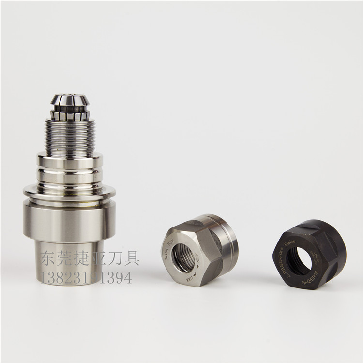 HSK主轴刀柄厂HSK-E40/ER16/ER20/ER25-080S 精雕机不生锈刀柄图片