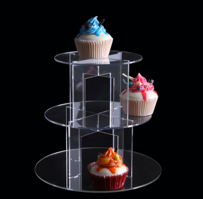 廠家直銷批發(fā)婚前派對(duì)蛋糕架 甜品蛋糕架 擺放亞克力蛋糕架 三層蛋糕架 透明蛋糕架 十字交叉蛋糕架