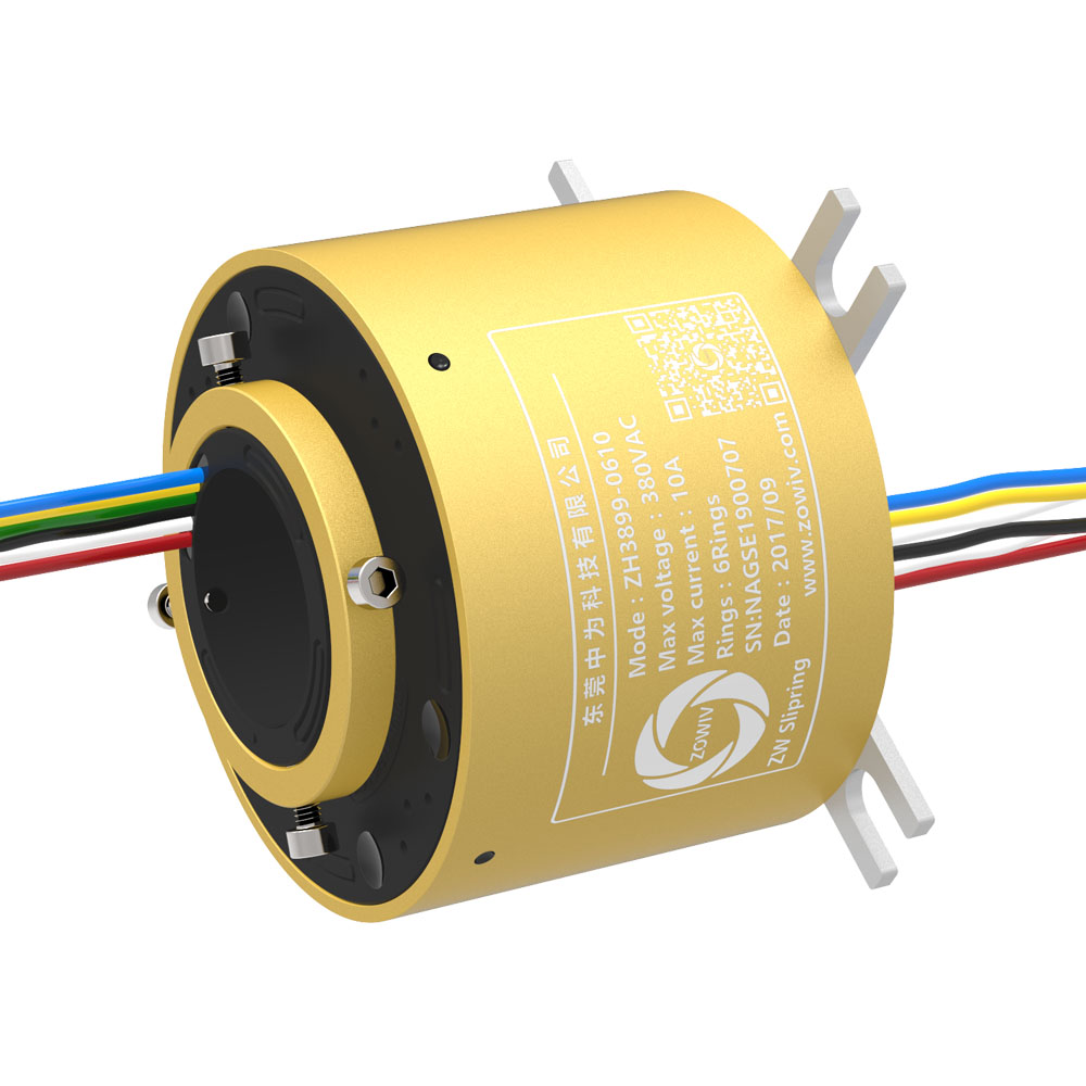 中為孔徑38.1mm防水導(dǎo)電滑環(huán)在端面加工機(jī)、熱滾機(jī)和盾構(gòu)機(jī)中的應(yīng)用
