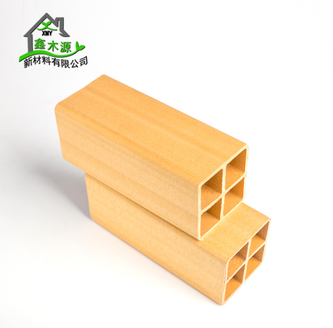 廠家直銷生態(tài)木方通 室內(nèi)裝修新型裝飾材料PVC木塑60*60方木 PVC木塑方木