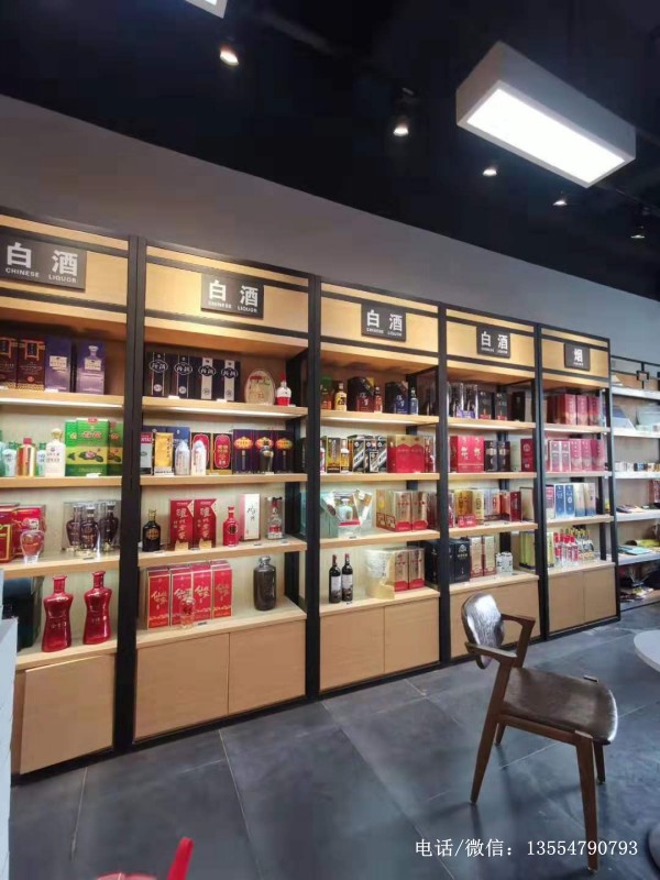 出口店面紅酒展柜設(shè)計(jì)制作廠家圖片