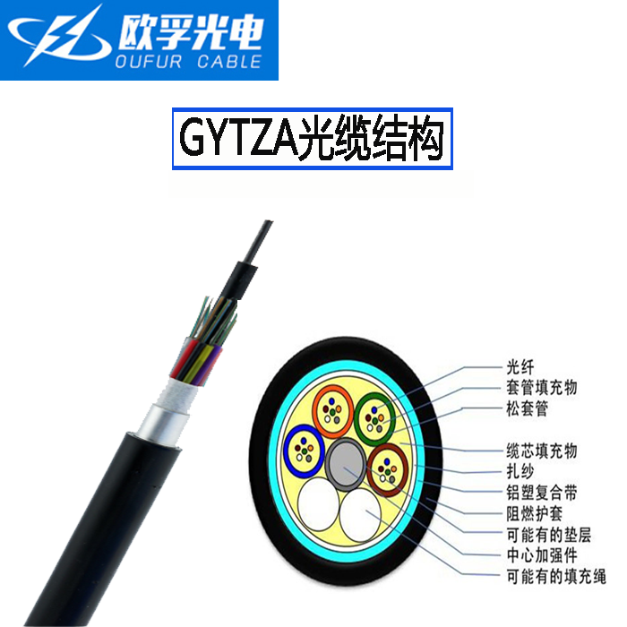 阻燃鎧裝GYTZA光纜圖片/阻燃鎧裝GYTZA光纜樣板圖 (2)