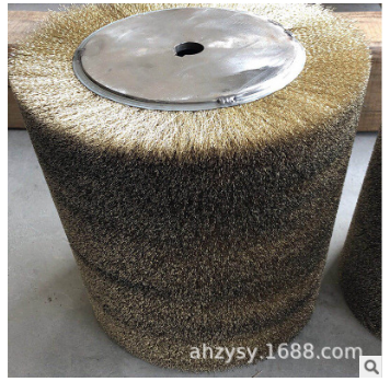 安徽桐城市金屬絲毛刷輥廠家 鋼絲刷輥價(jià)格 鍍銅絲刷輥供應(yīng)商