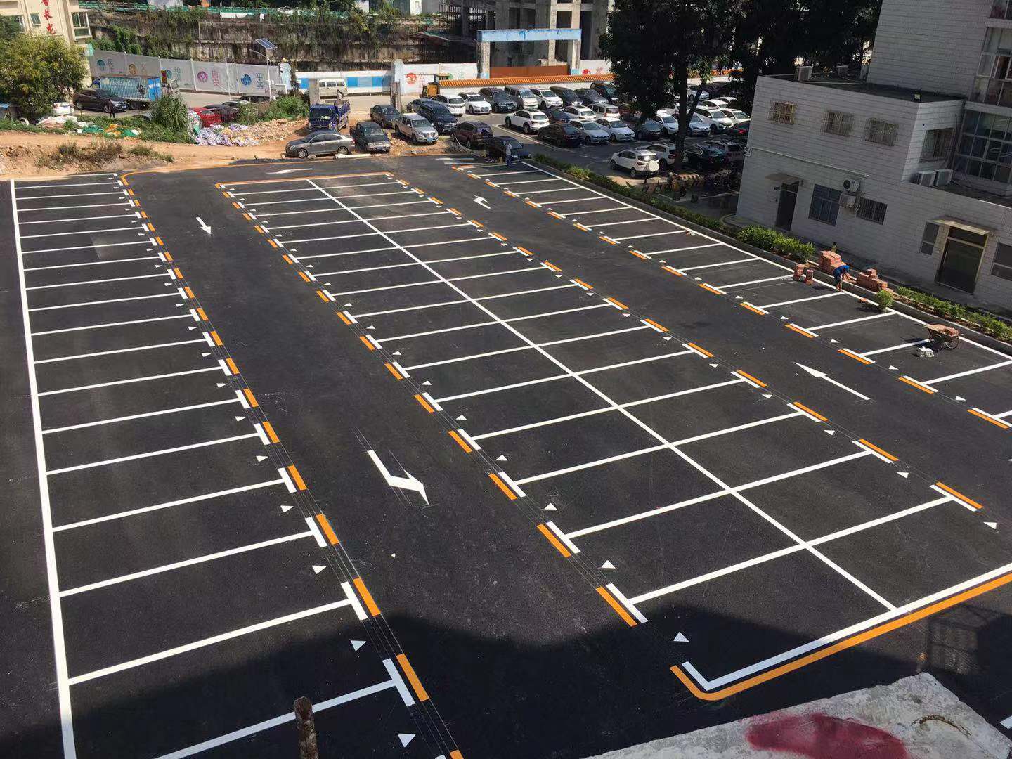 車位劃線圖片/車位劃線樣板圖 (3)
