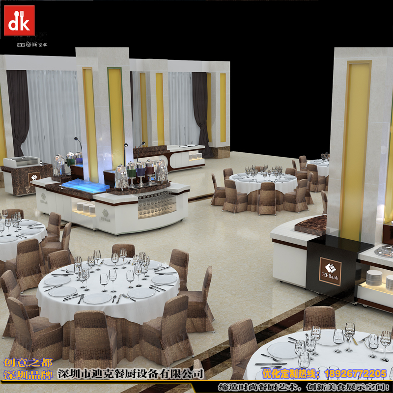 銀行職工自助餐廳取餐臺(tái) 自助餐臺(tái)設(shè)計(jì)制作 高職餐廳移動(dòng)式布菲臺(tái)