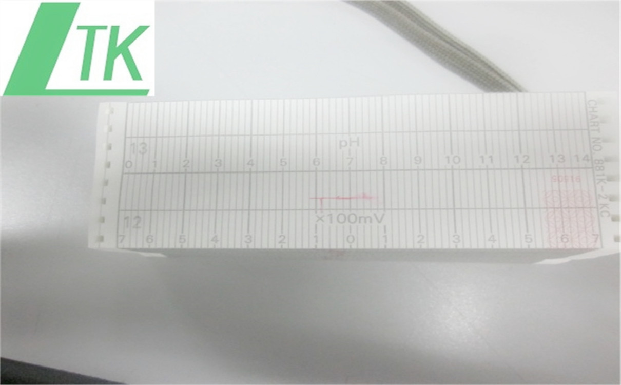 海南记录纸 温度记录纸B9565AW 热处理打印纸120*40图片