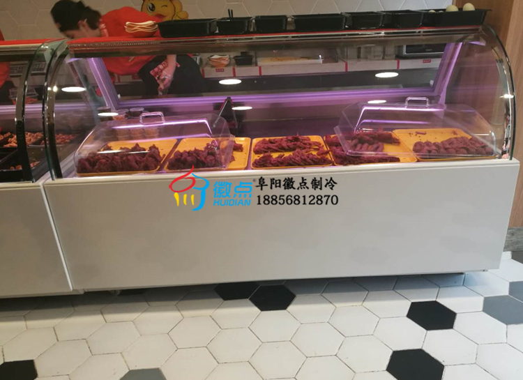 鋼化玻璃熟食保鮮柜圖片