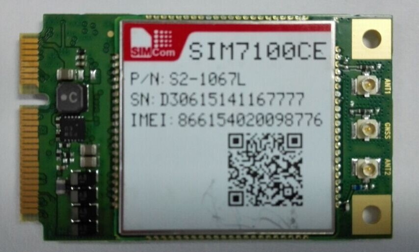 SIM7100CE模块SIMCOM模块4G PCIE LCC模块 货靓价优图片