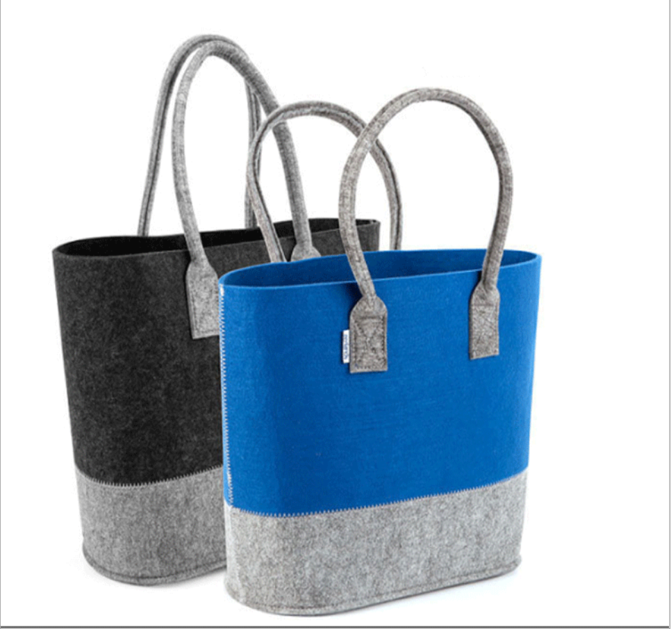 無紡布毛氈手提包圖片/無紡布毛氈手提包樣板圖 (1)