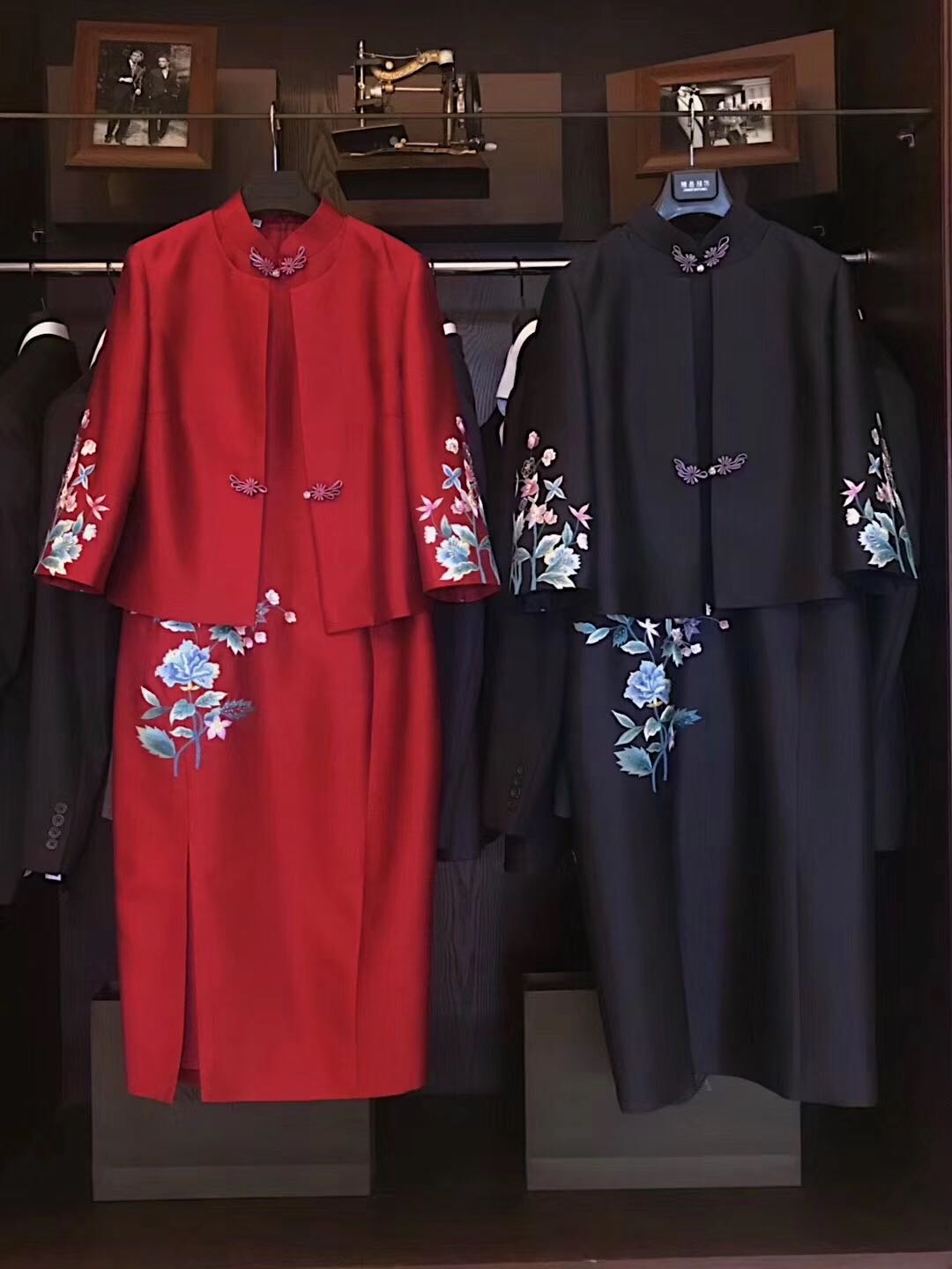 常州旗袍定制 婚禮媽媽/新娘傳統(tǒng)款旗袍 日常改良款旗袍 *桑蠶絲 常州旗袍定制 常州媽媽裝定制