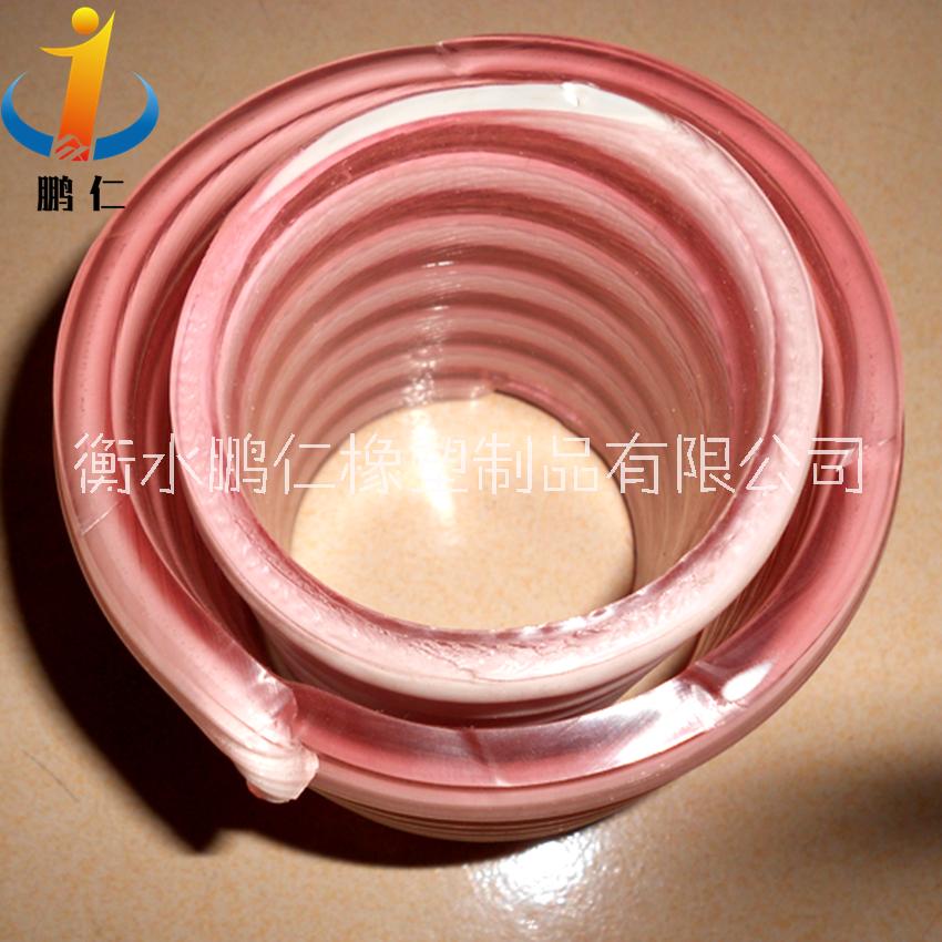 PVC 塑筋增强软管生产厂家    PVC 塑筋软管批发价格     PVC 塑筋软管供应商  （衡水鹏仁）图片