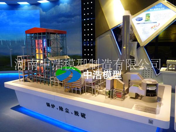 燃煤鍋爐煙氣處理仿真模型圖片