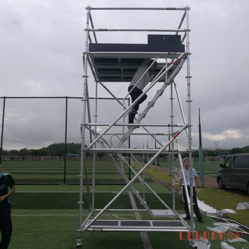 供應單管式鋁合金腳手架 搭拆便捷 單手可舉