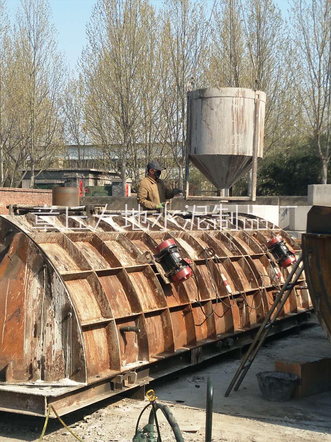 整体式罐体化粪池哪家好、供货商、批发价、出厂价【章丘市大地水泥制品厂】图片