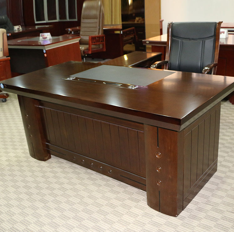 工程配套*用*實木辦公桌 老板經(jīng)理大班桌 大班臺廠家定制