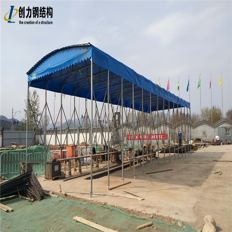 移動(dòng)推拉篷電動(dòng)推拉棚圖片
