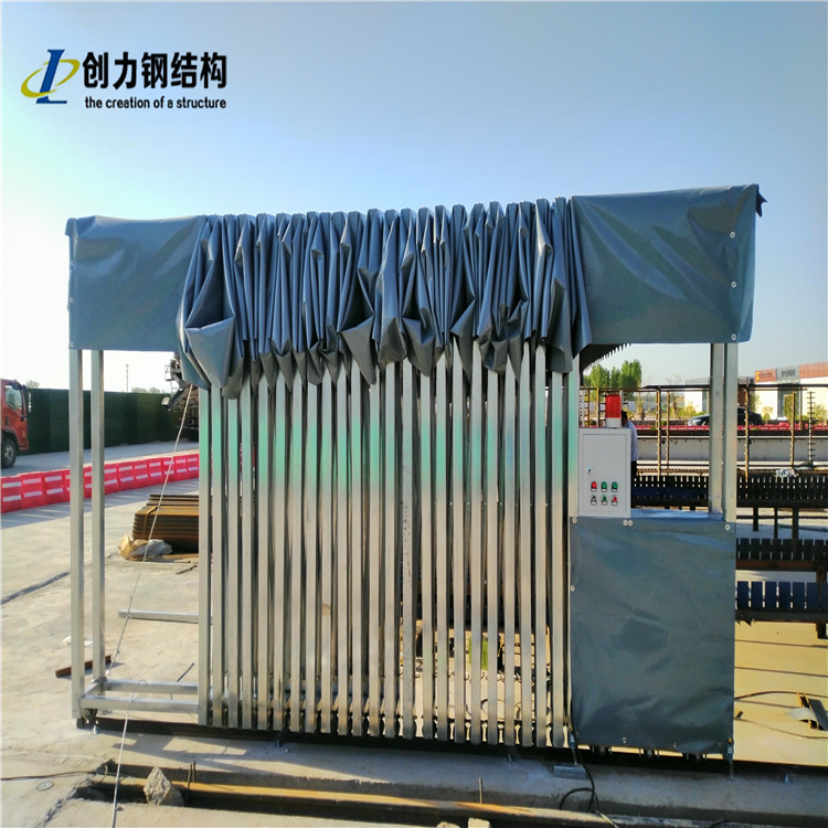 推拉篷倉儲蓬排擋篷圖片/推拉篷倉儲蓬排擋篷樣板圖 (4)