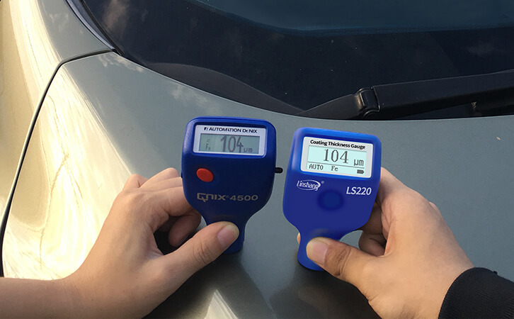鍍鋅層測(cè)厚儀LS220H測(cè)量鍍層圖片