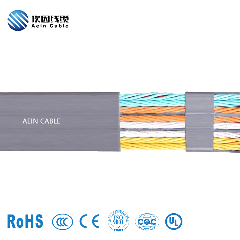 CE欧盟认证耐低温 起重机和输送机扁平电缆  耐低温 起重机和输送机扁平电缆图片