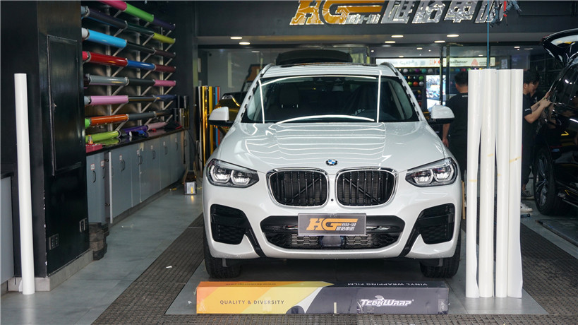 寶馬X3隱形車衣透明膜 長沙汽車貼膜 漆面保護(hù)膜