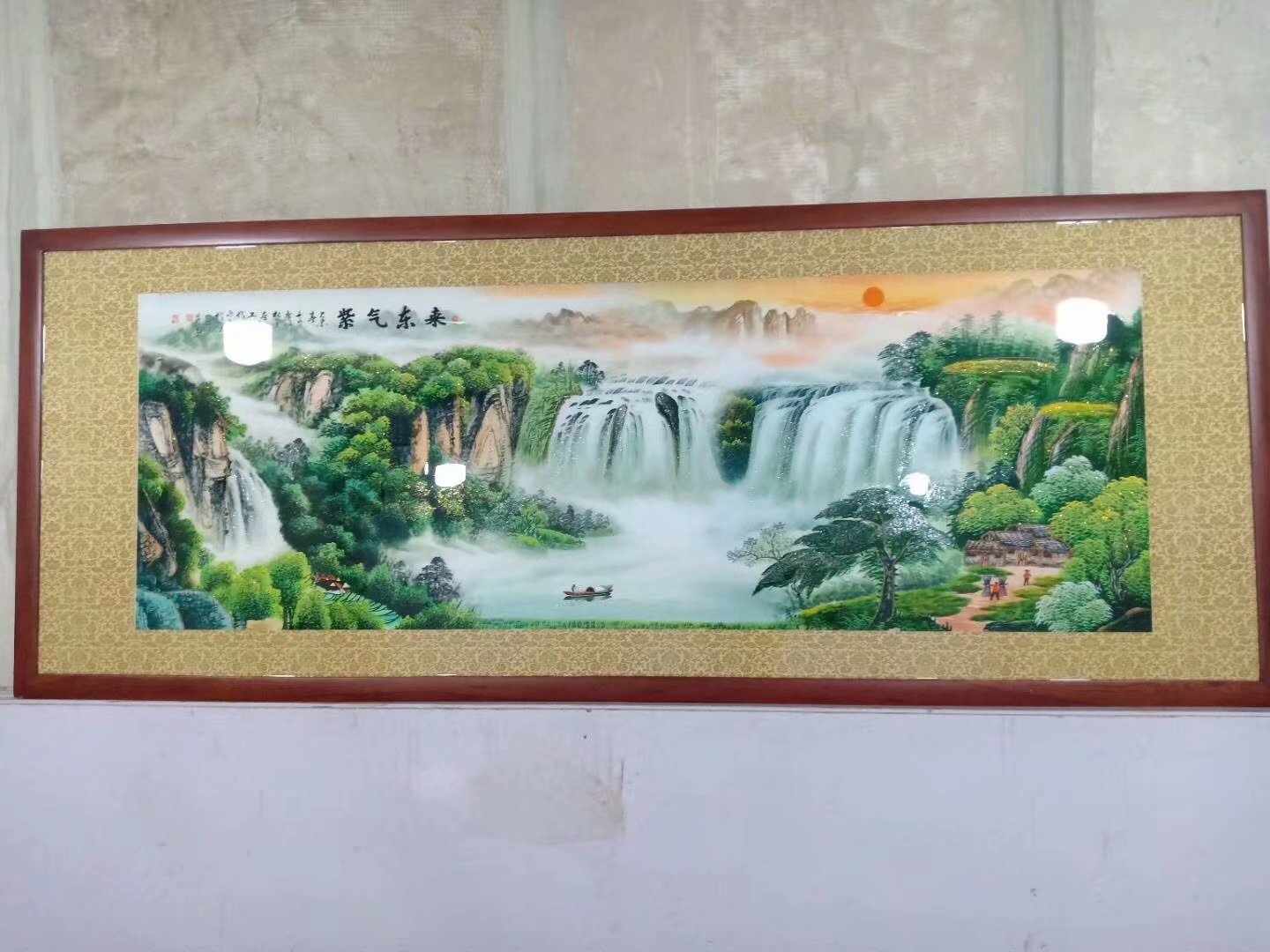 爍金畫河北廠家直銷無(wú)框畫晶瓷畫