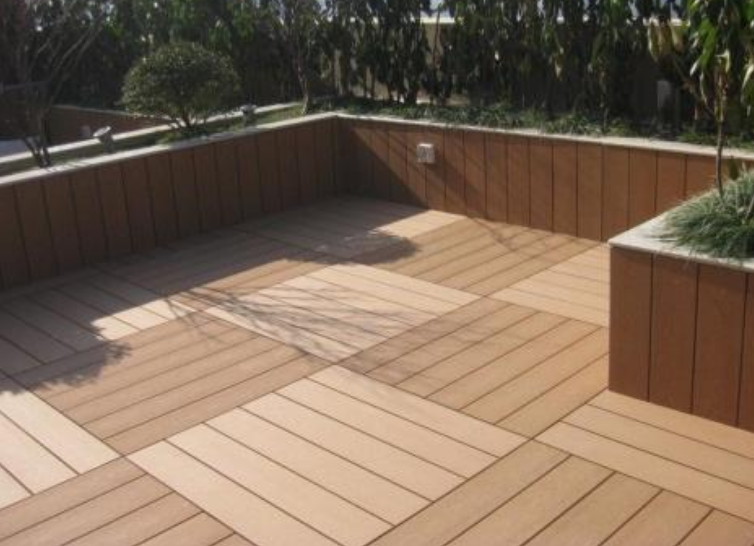 戶外木塑地板圖片/戶外木塑地板樣板圖 (3)