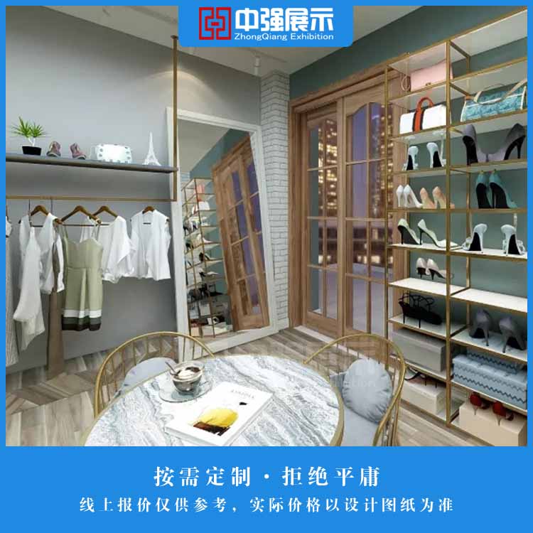 供應女裝店展示柜定制 女裝展示架
