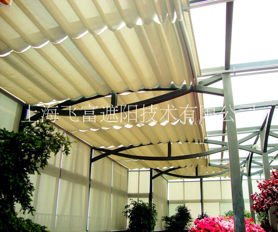 供應(yīng) 陽光房電動遮陽簾歐飄牌電動天棚簾隔熱簾遮光天蓬簾廠家直銷型號齊全*惠