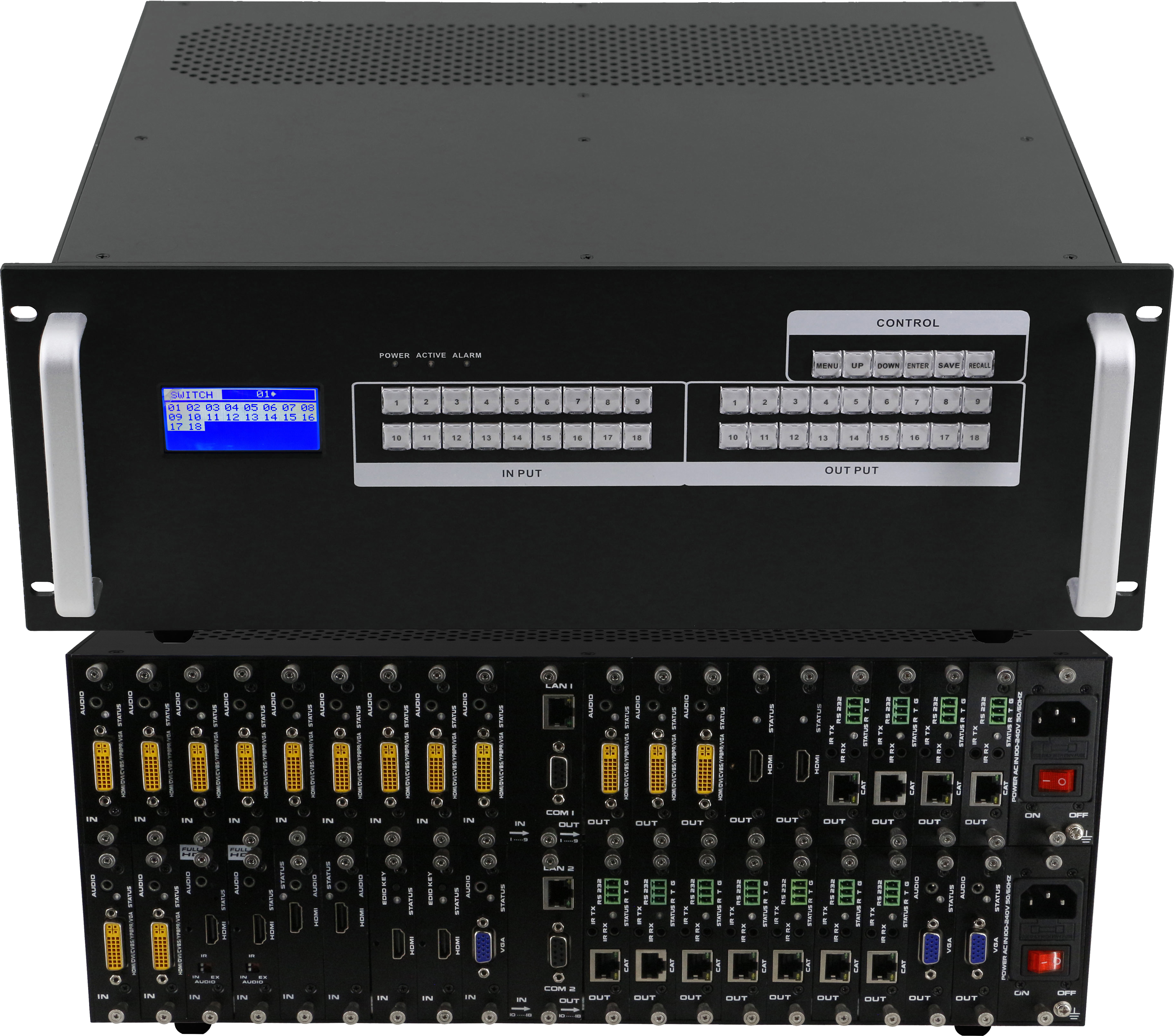 插卡式音視頻高清混合矩陣圖片/插卡式音視頻高清混合矩陣樣板圖 (3)