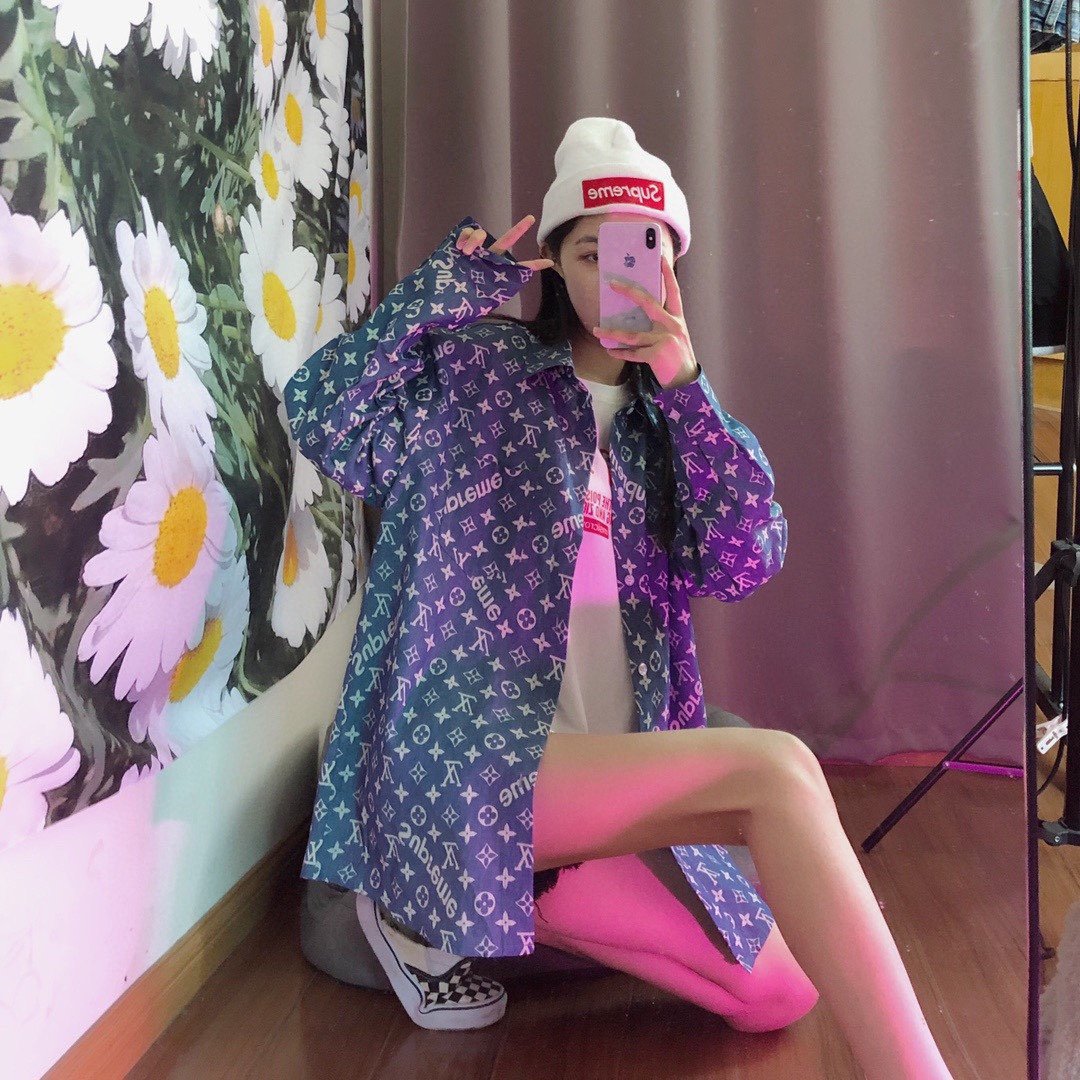 浙江服裝貨源男女LV襯衫批發(fā)圖片