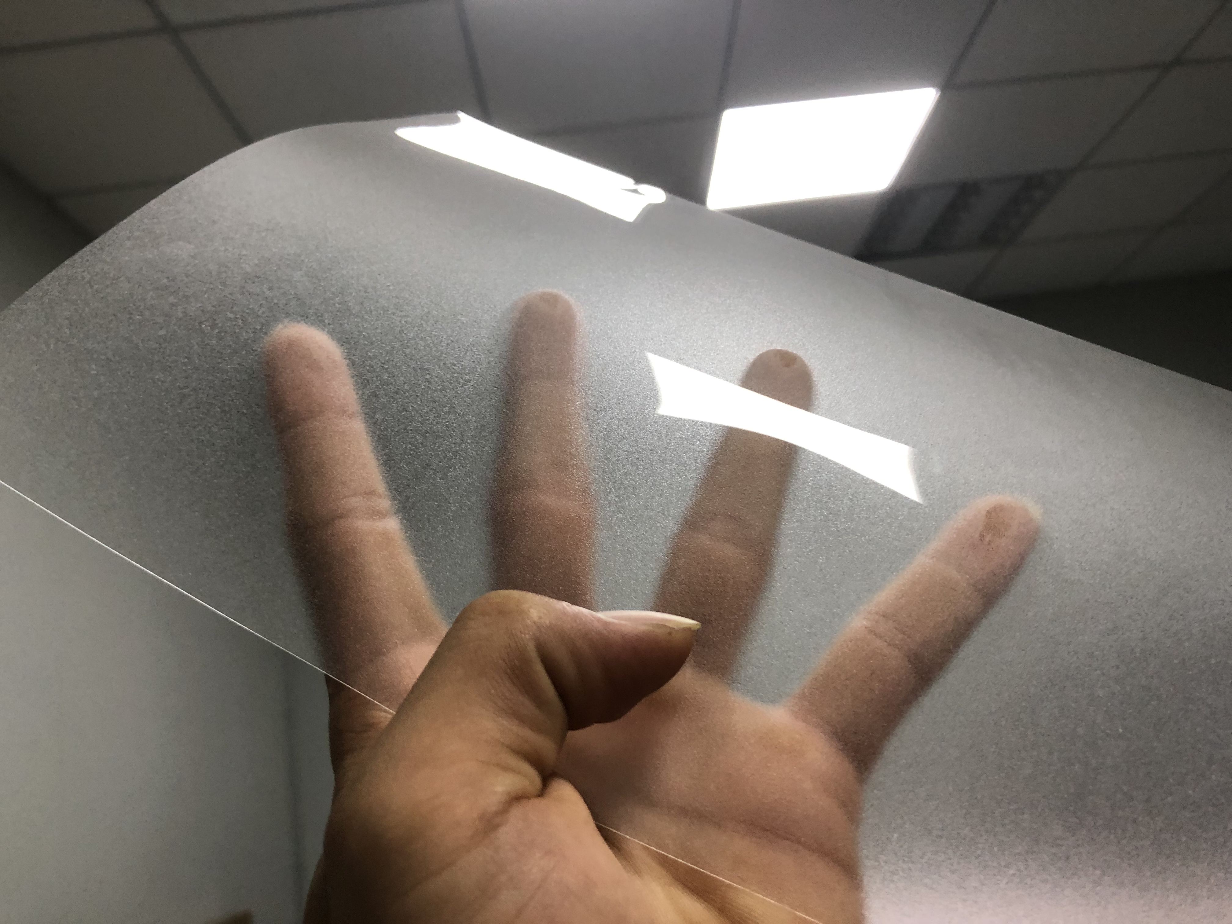 特價(jià)批發(fā)綿陽(yáng)龍華pc 磨砂膜 霧面半透明 磨砂pc 薄膜835 透明磨砂pc