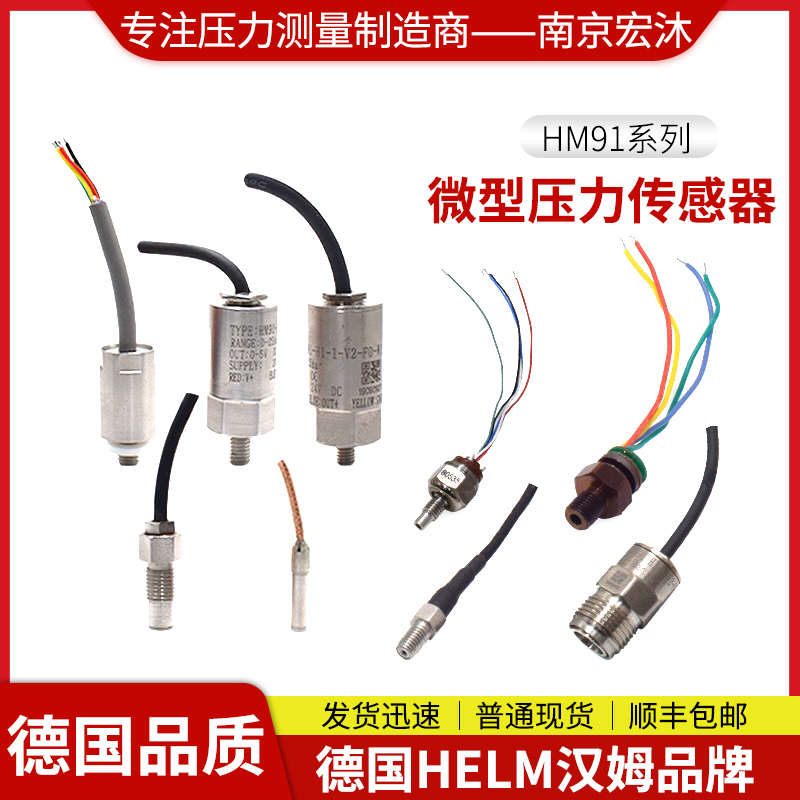 HM 91厂家德国汉姆HM 91 4-5mm直径可定制超小孔隙水压传感器