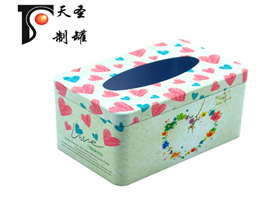 馬口鐵盒  紙巾鐵盒制罐廠家天圣