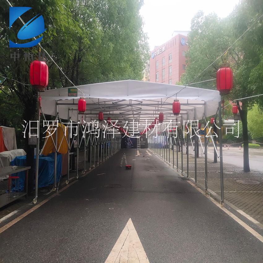 武漢推拉雨棚 倉(cāng)儲(chǔ)帳篷量大從優(yōu)圖片