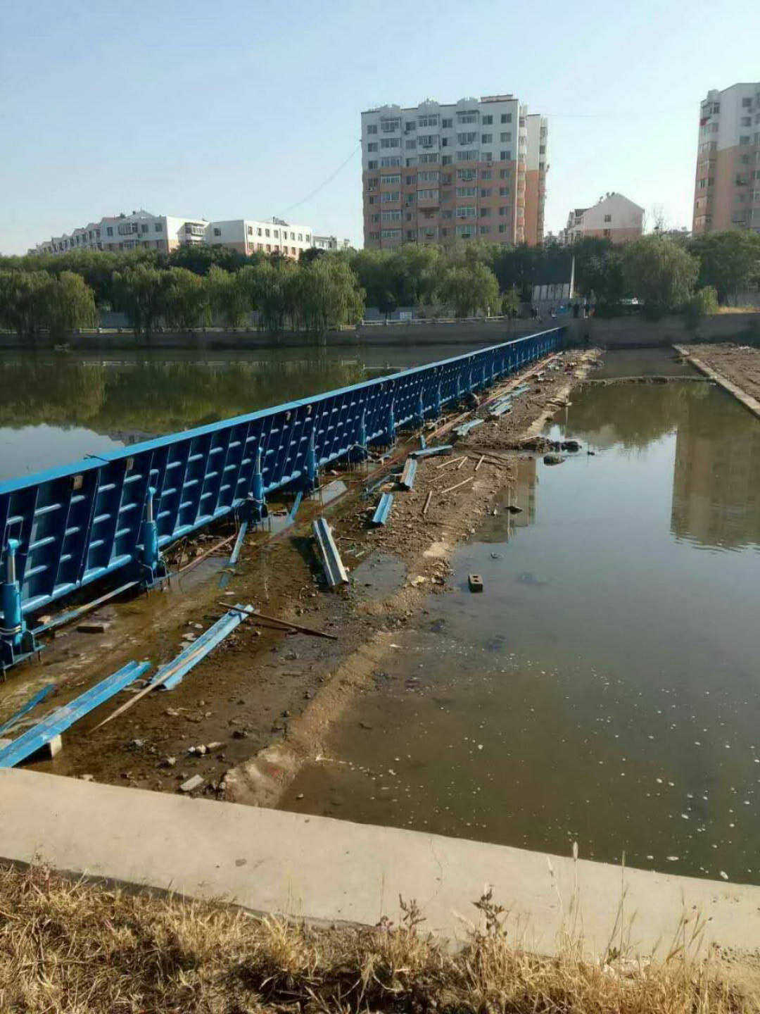 液壓壩液壓景觀壩 2.5*16m景觀壩價格