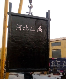 平面雙向止水鑄鐵閘門圖片