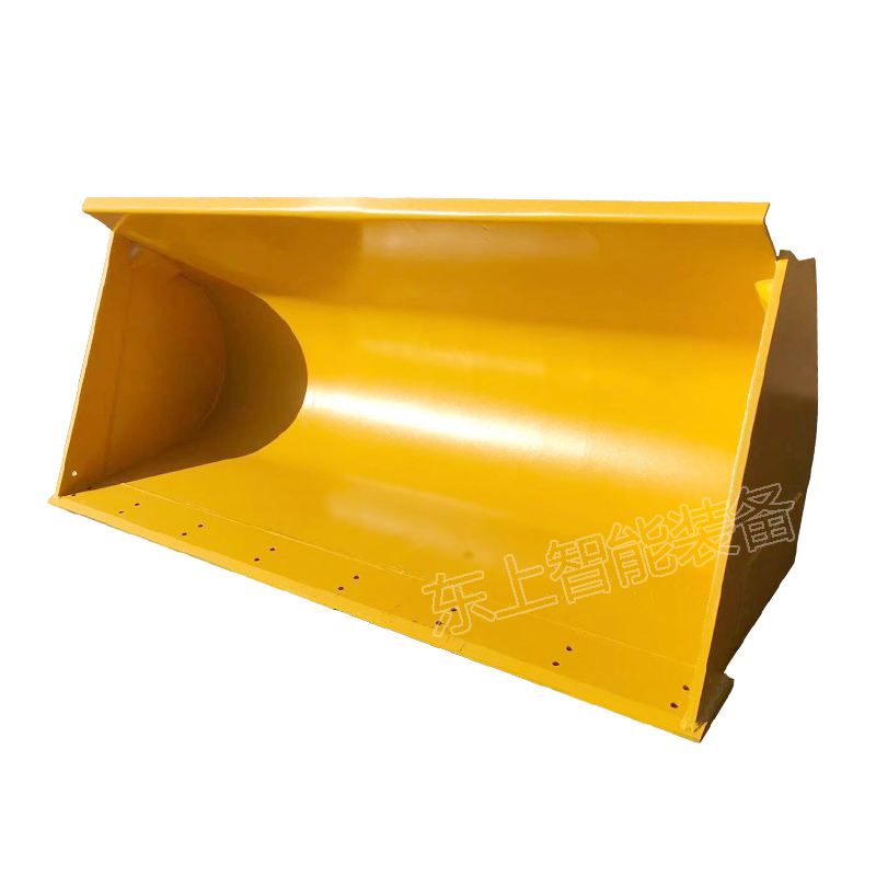 工程機(jī)械鏟車(chē)鏟斗定做 山工50F裝載機(jī)側(cè)卸斗側(cè)翻礦用刀板價(jià)格