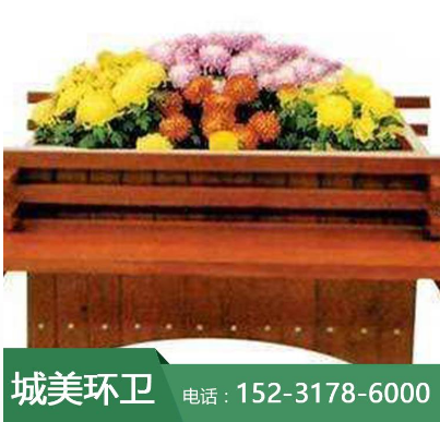 戶外景觀塑木花箱圖片/戶外景觀塑木花箱樣板圖 (4)
