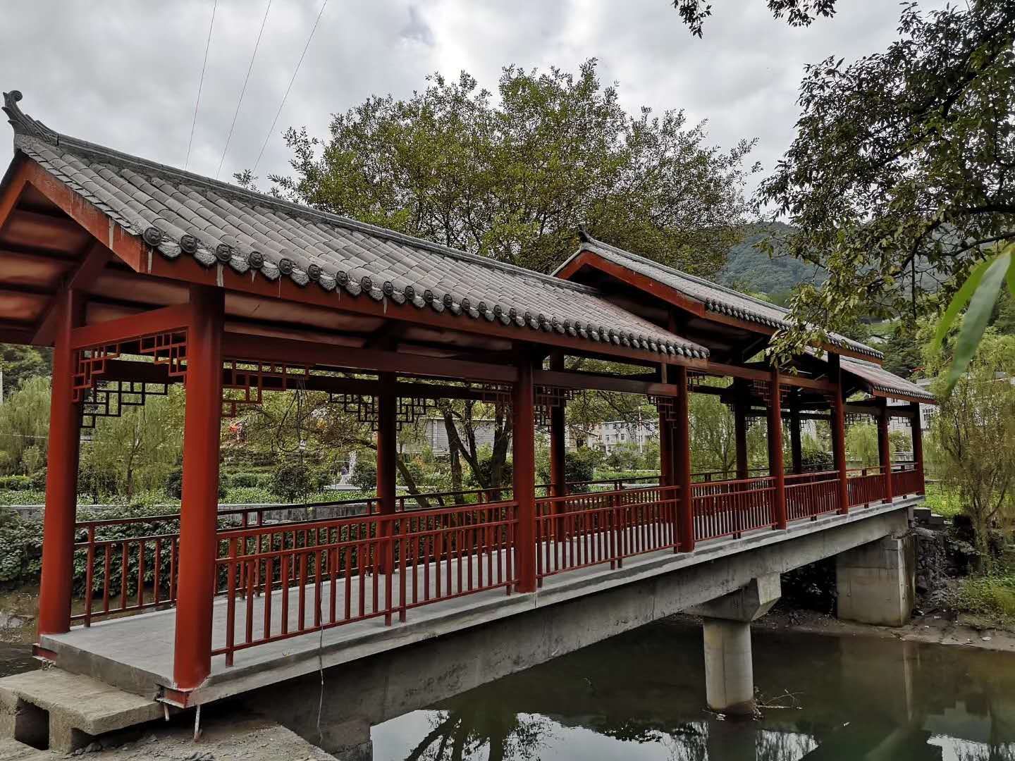 防腐木長廊圖片/防腐木長廊樣板圖 (4)