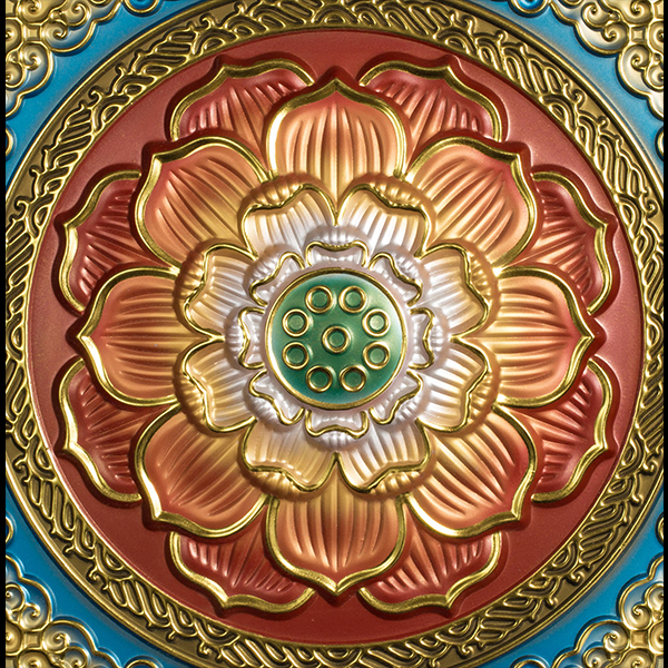 家裝佛堂寺廟道教裝飾天花板圖片/家裝佛堂寺廟道教裝飾天花板樣板圖 (3)