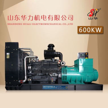 600KW发电机 柴油发电机厂家 山东华力机电  600KW上柴发电机组图片