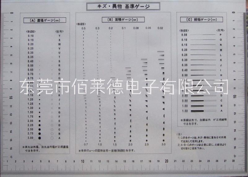 东莞 污点检测点规卡 生产厂家直销图片